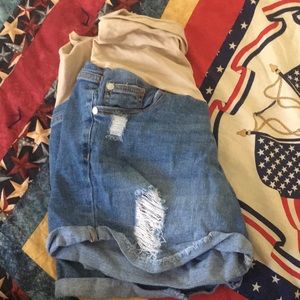 Indigo Blue Maternity shorts